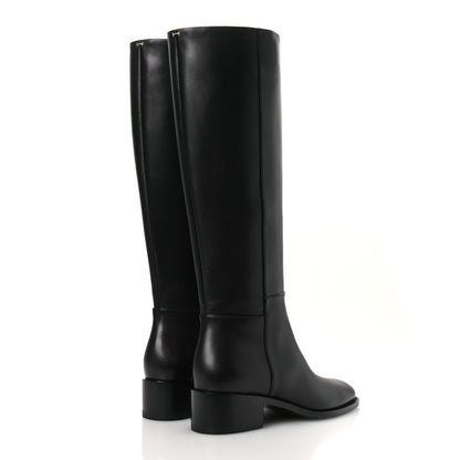 Hermes Calfskin Lasso 40 Boots 39 Black 5 of 11