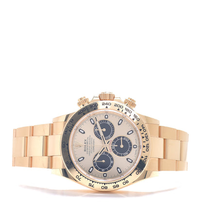 Rolex 18K Yellow Gold 40mm Oyster Perpetual Cosmograph Daytona Watch Champagne Black 116508 2 of 4