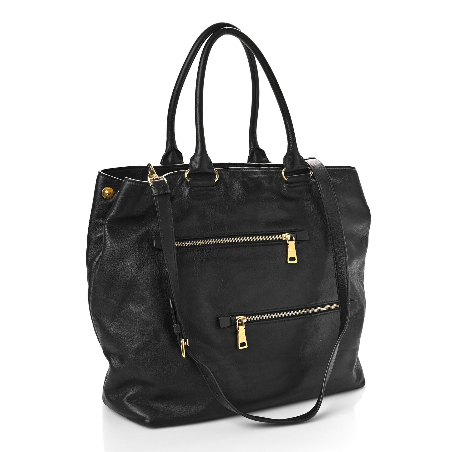 Soft Calf Tote Black