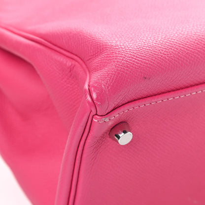 Hermes Epsom Candy Kelly Retourne 35 Rose Tyrien Rubis 12 of 31