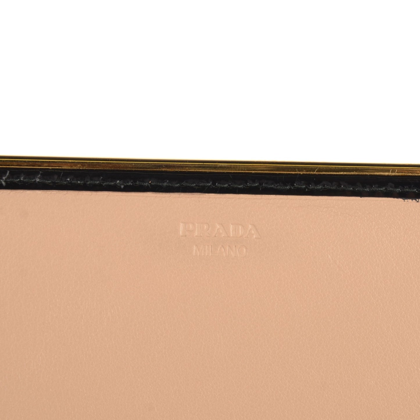 Spazzolato Metal Bar Flap Wallet Nero Black