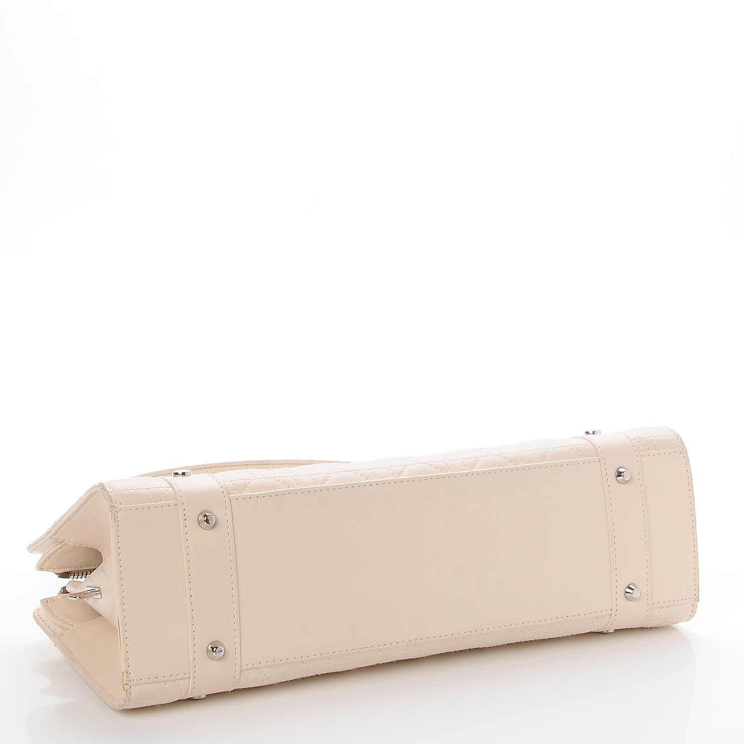 Christian Dior Lambskin Cannage Soft Lady Dior East West Beige 4 of 9