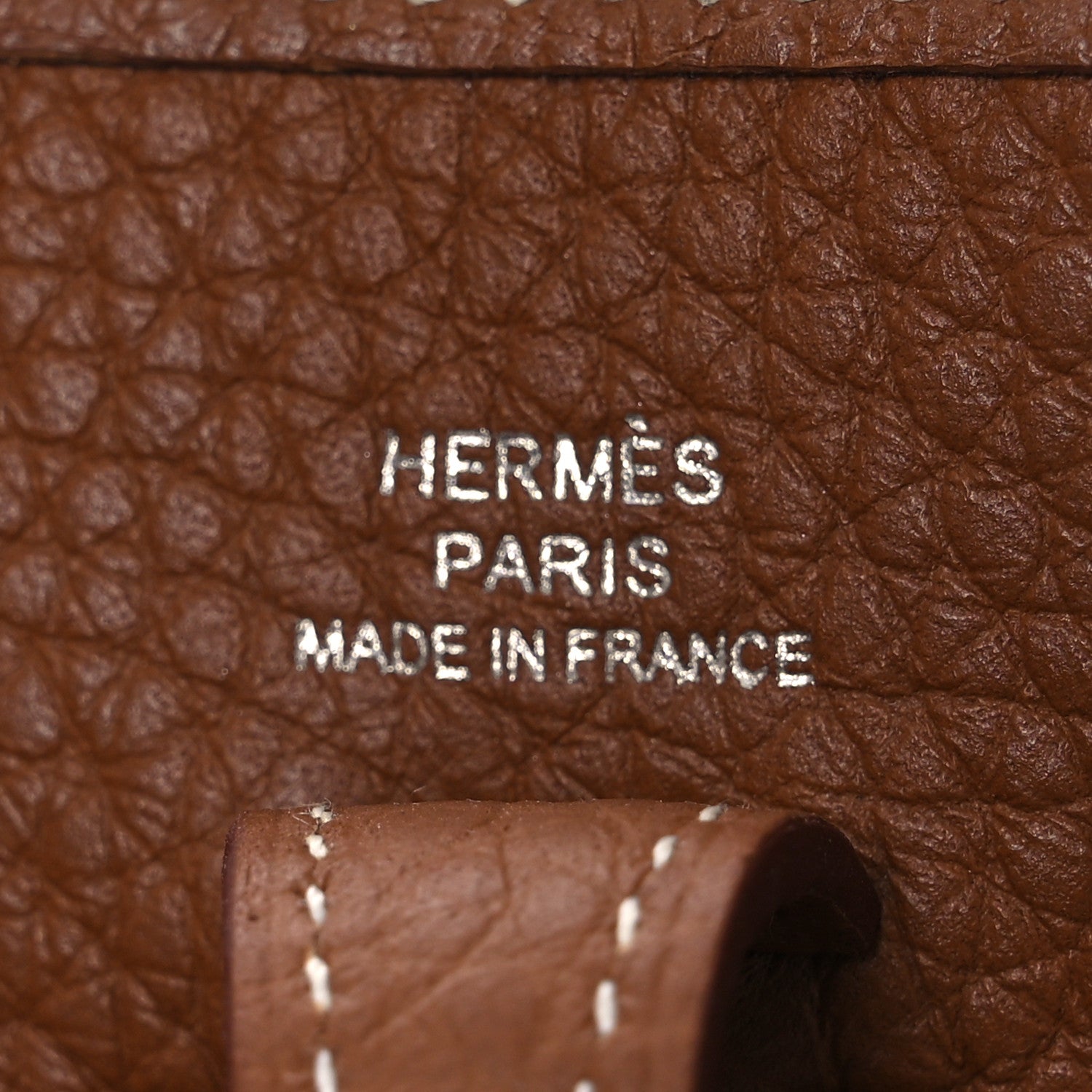 Hermes Taurillon Clemence Evelyne TPM Gold 6 of 12