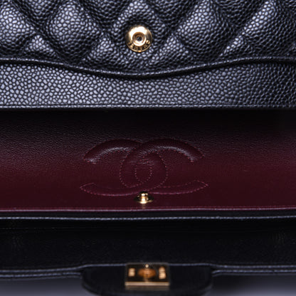 Chanel Caviar Quilted Small Double Flap Black 10 of 15
