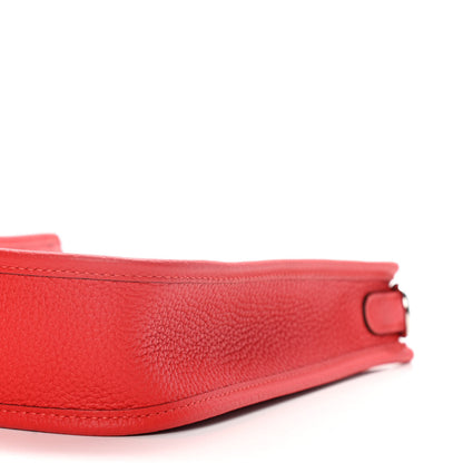 Hermes Taurillon Clemence Evelyne TPM Rouge Tomate 7 of 11