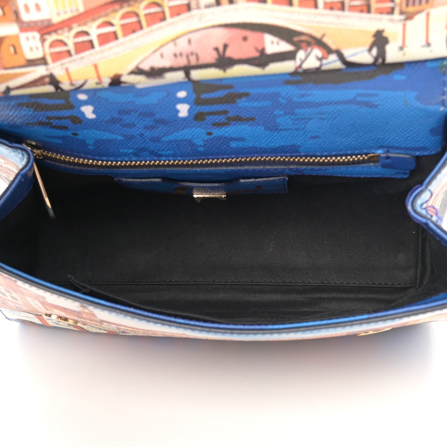 Dauphine Venezia Printed Medium Miss Sicily Satchel Multicolor