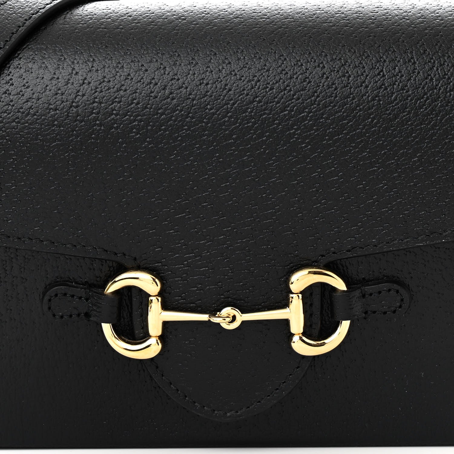 Gucci Calfskin Horsebit 1955 Shoulder Bag Black 8 of 11