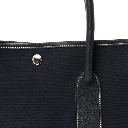 Hermes Toile Negonda Garden Party Tote 36 MM Bleu Marine 7 of 9