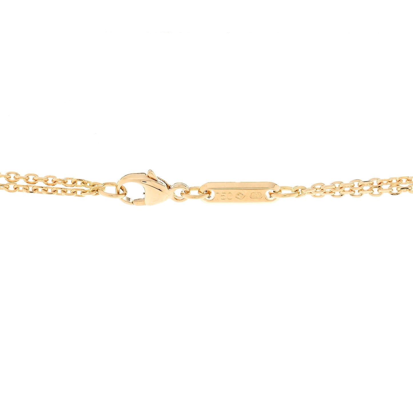 18K Yellow Gold Diamond Happy Spirit Pendant Necklace