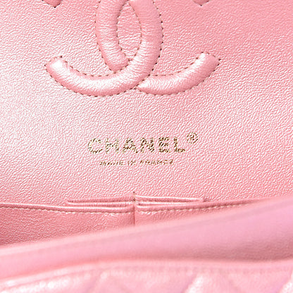 Chanel Iridescent Caviar Quilted Small Double Flap Pink 6 of 11