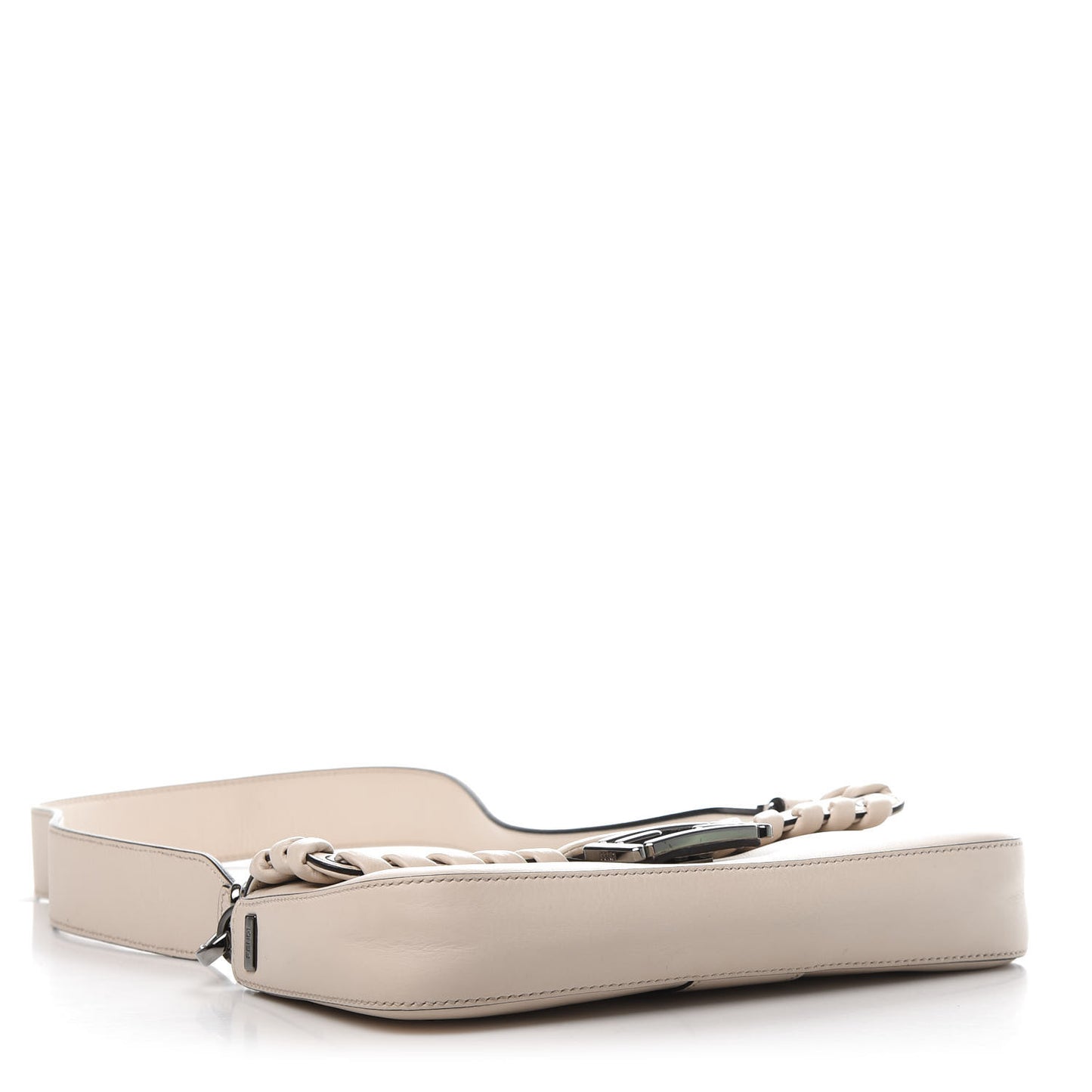 Vitello Dolce Lace Up Baguette Camelia