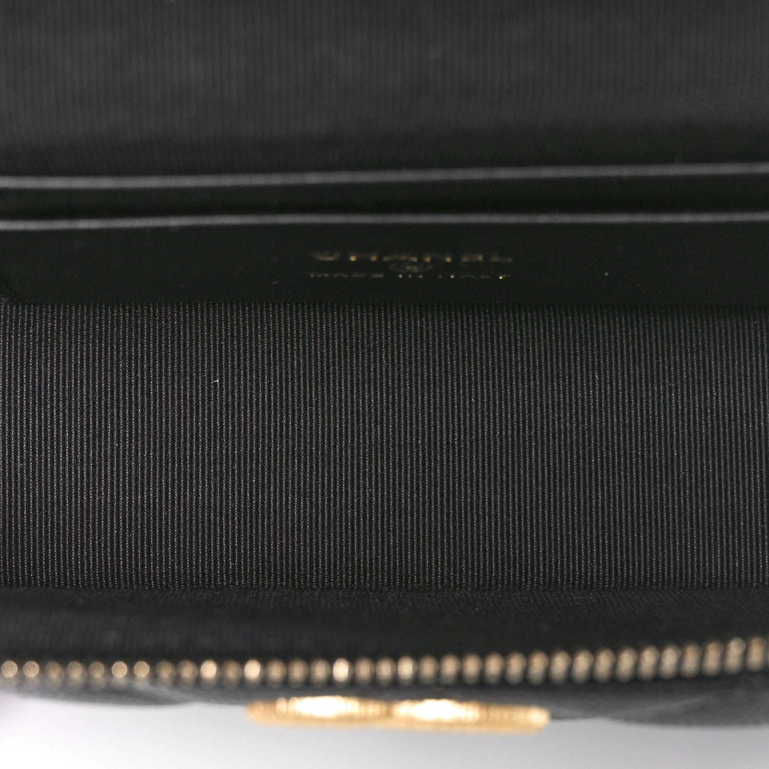 Chanel Caviar Quilted Top Handle Clutch With Chain Black 5 of 11