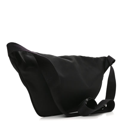 Prada Tessuto Re-Nylon Saffiano Belt Bag Black 2 of 8