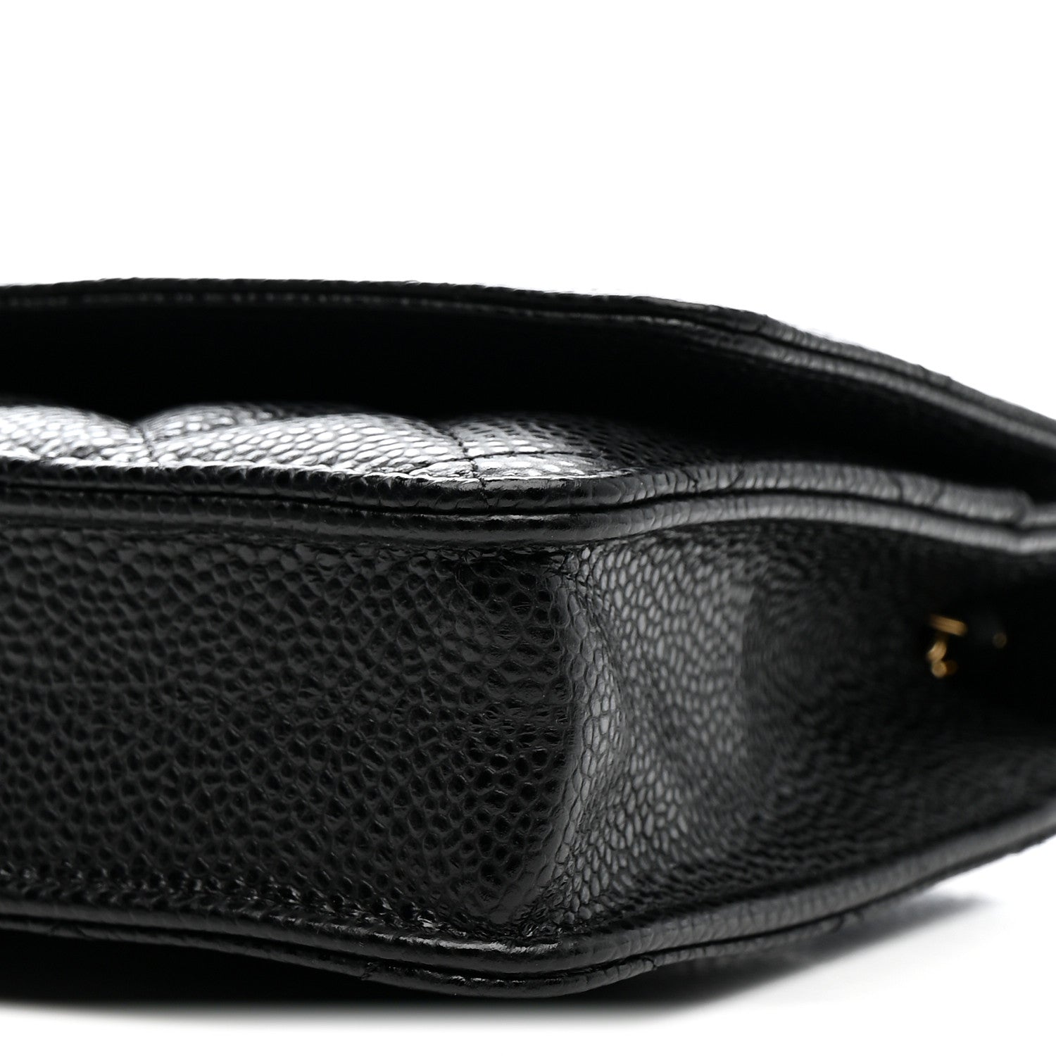Chanel Caviar Quilted Wallet on Chain WOC Black 11 of 12
