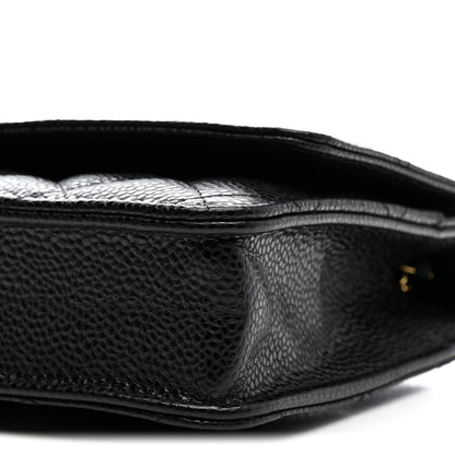 Chanel Caviar Quilted Wallet on Chain WOC Black 11 of 12