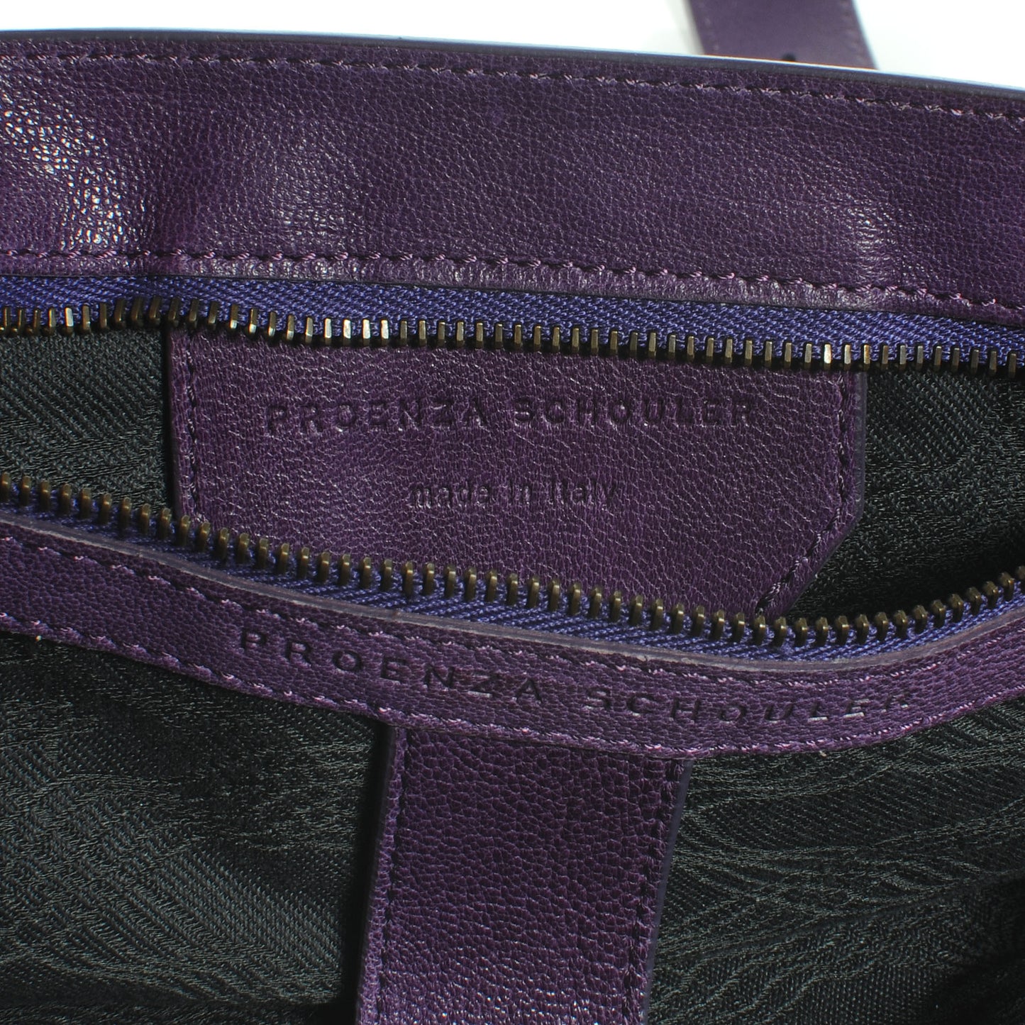 Lambskin PS1 Medium Satchel Plum