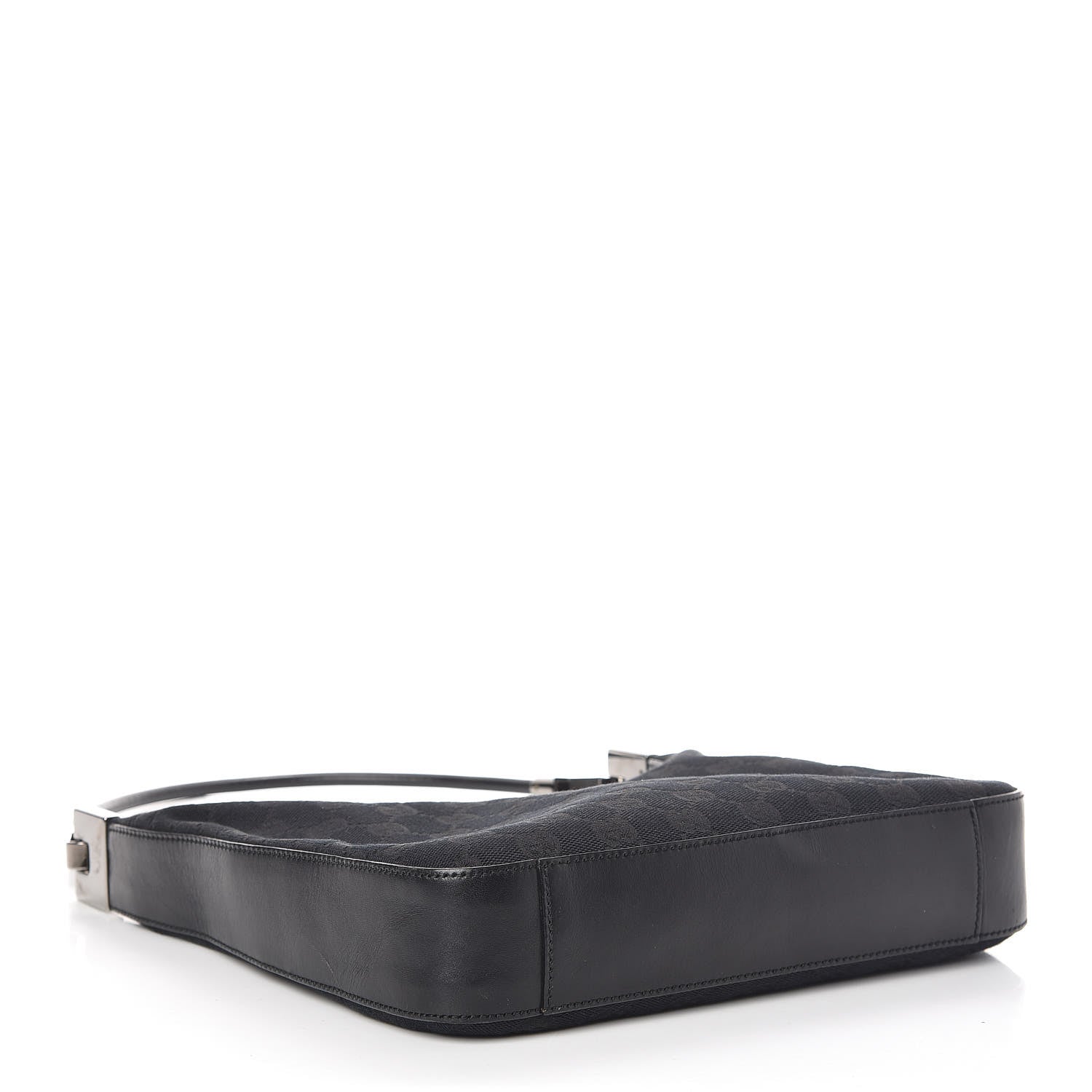 Gucci Monogram GG Clasp Hobo Black 4 of 14
