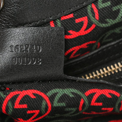 Gucci Calfskin Medium Britt Hobo Black 6 of 10