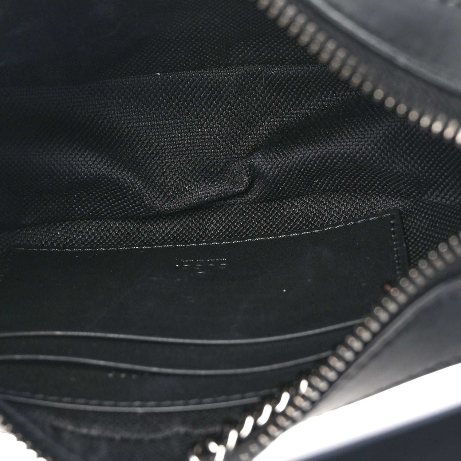 Gucci Denim GG Monogram Dollar Calfskin Web Mini Ophidia Half Moon Hobo Black Grey 5 of 10