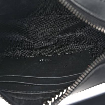 Gucci Denim GG Monogram Dollar Calfskin Web Mini Ophidia Half Moon Hobo Black Grey 5 of 10