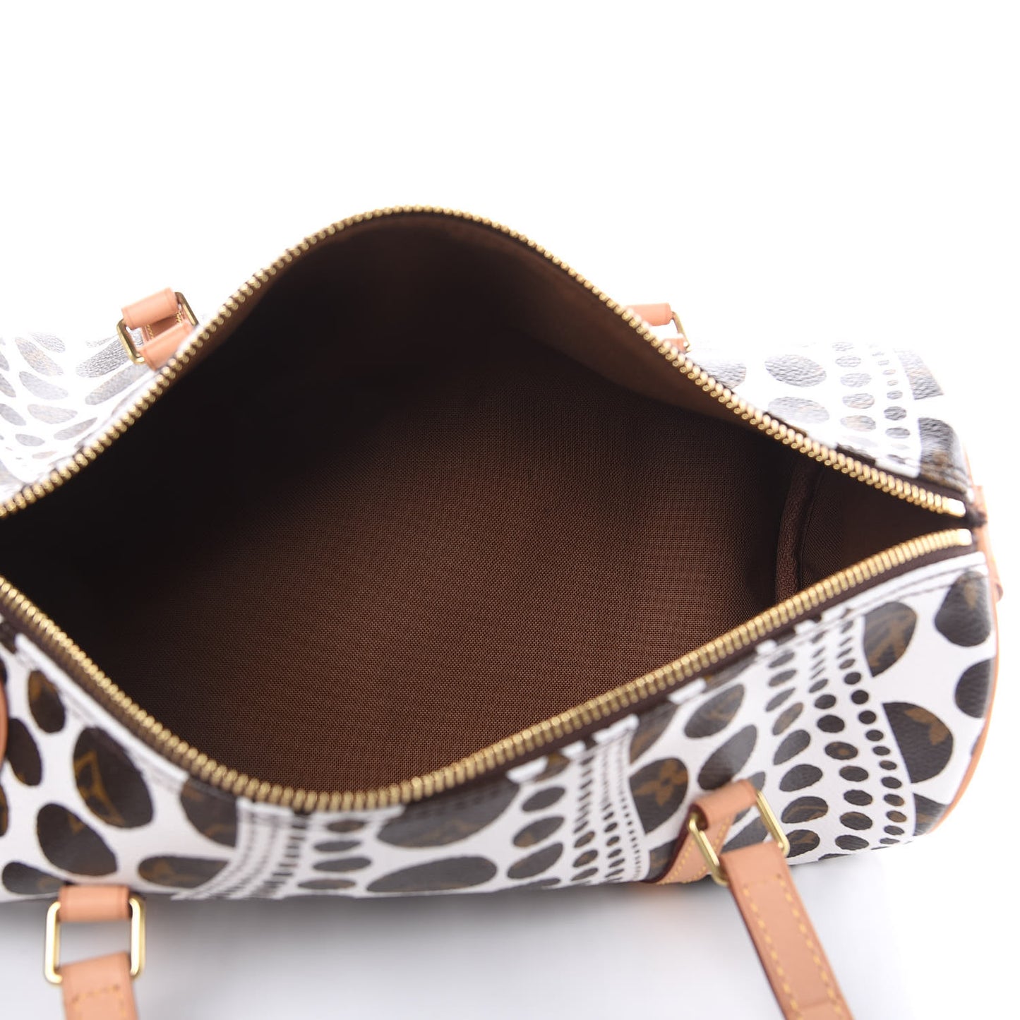 Monogram Kusama Pumpkin Dots Papillon 30 White
