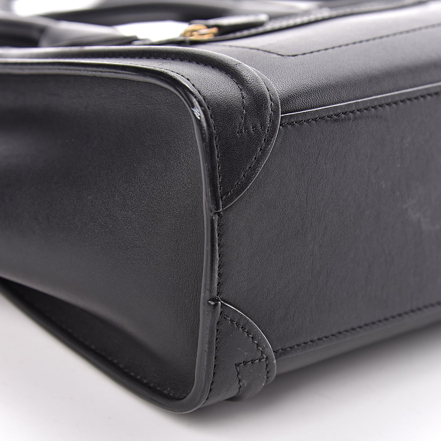 Smooth Calfskin Nano Luggage Black