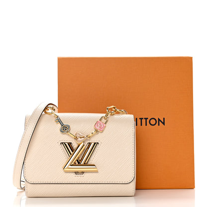 Louis Vuitton Epi Twist Bi-Color Chain Shoulder Bag PM Quartz White 7 of 7