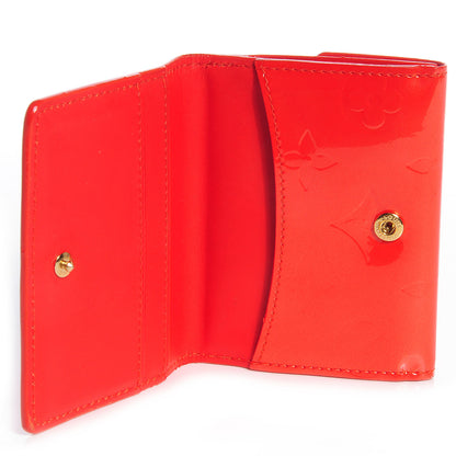 Louis Vuitton Vernis Ludlow Wallet Orange Sunset 6 of 9