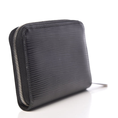 Louis Vuitton Epi Zippy Coin Purse Black 3 of 7