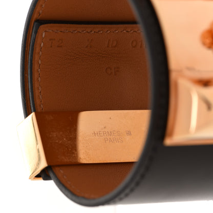 Hermes Box Collier de Chien CDC Bracelet T2 Black 5 of 7