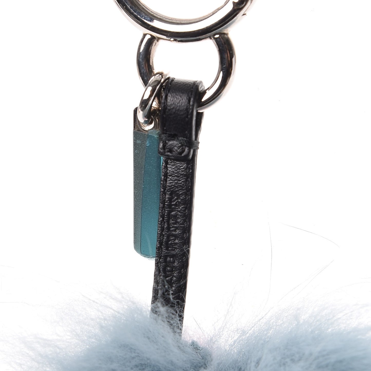 Fox Mink Rabbit Fur Vitello Flamingo Mini Monster Bag Bug Charm Lagoon Black Multicolor
