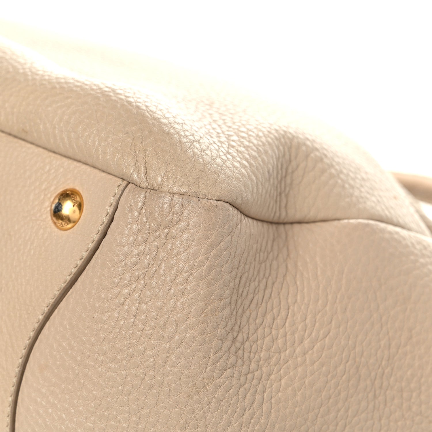 Prada Vitello Daino Side Pocket Hobo Sabbia 9 of 26