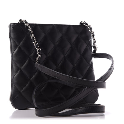 Chanel Lambskin Quilted Crossbody Bag Black 3 of 9