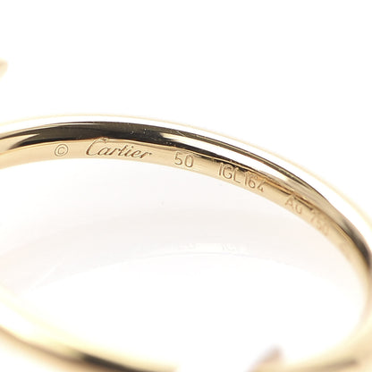 Cartier 18K Yellow Gold Small Juste Un Clou Ring 50 5.25 4 of 5