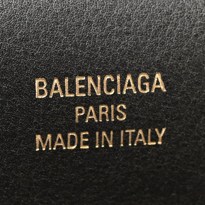 Balenciaga Used Calfskin Money Top Handle Handbag Black 6 of 14