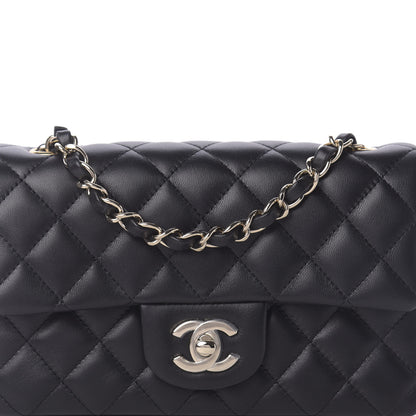 Chanel Lambskin Quilted Mini Rectangular Flap Black 10 of 11