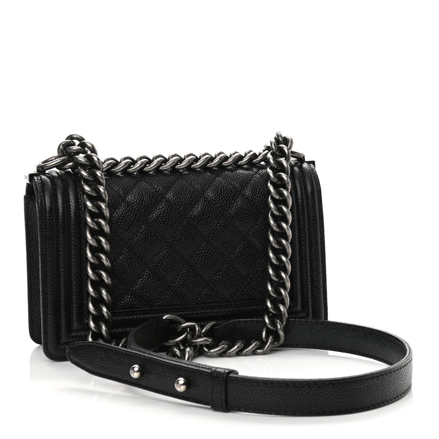 Chanel Caviar Quilted Small Boy Flap Black 3 of 11