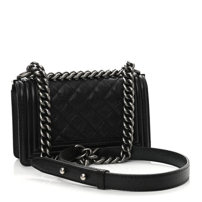 Chanel Caviar Quilted Small Boy Flap Black 3 of 11