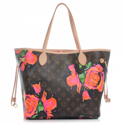 Louis Vuitton Monogram Roses Neverfull MM 1 of 7
