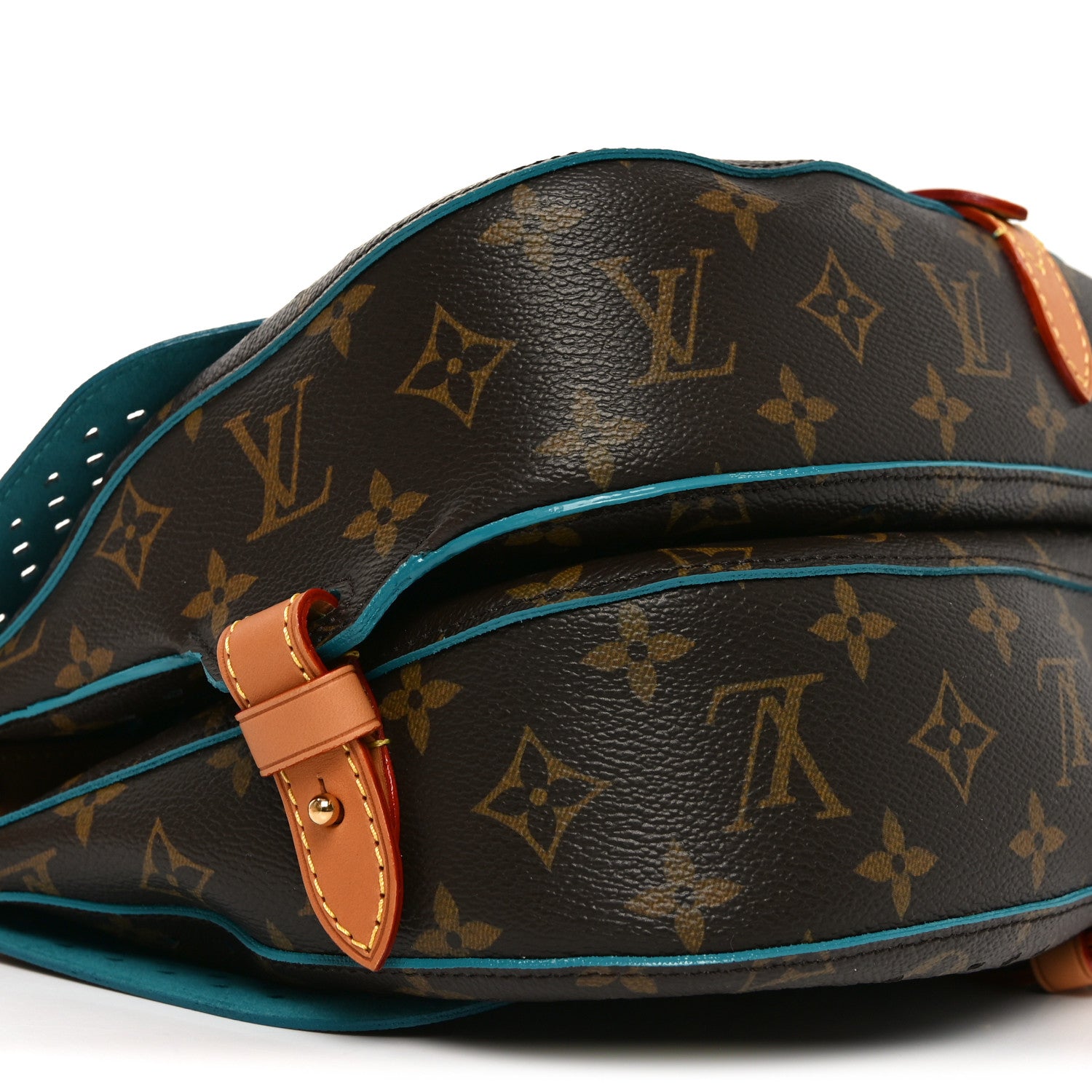Louis Vuitton Monogram SC Flore Saumur Teal 8 of 9