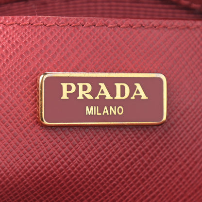 Prada Saffiano Lux Mini Promenade Tote Fuoco 6 of 8
