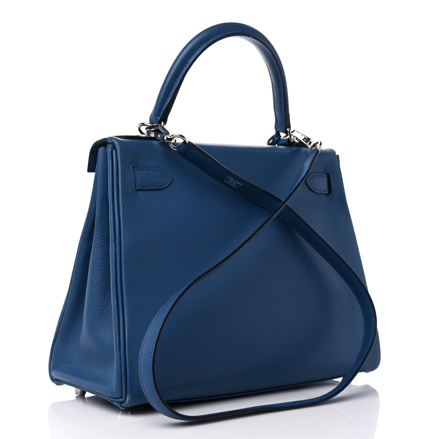 Evercolor Kelly Retourne 28 Bleu Azur
