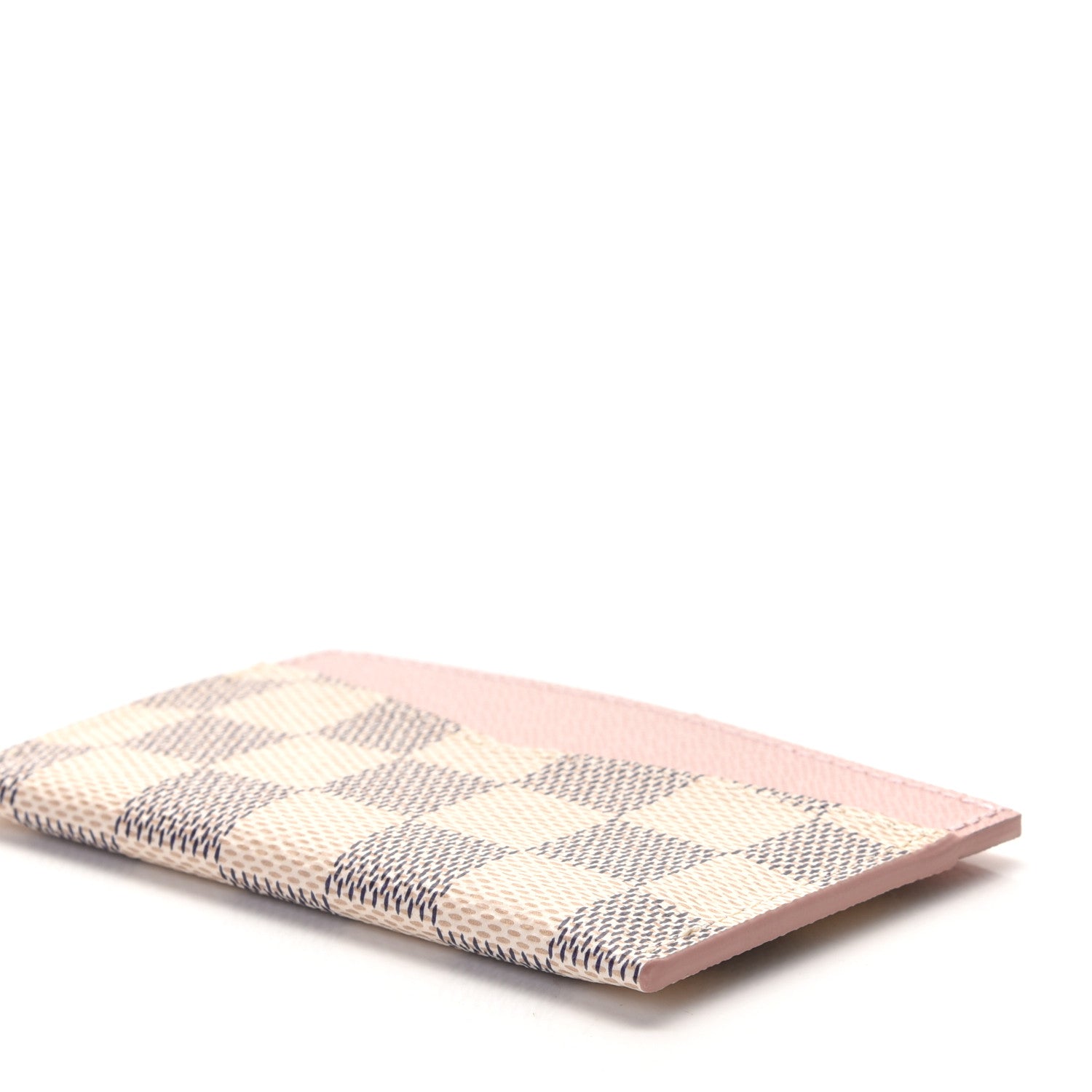 Louis Vuitton Damier Azur Daily Card Holder Rose Ballerine 4 of 7