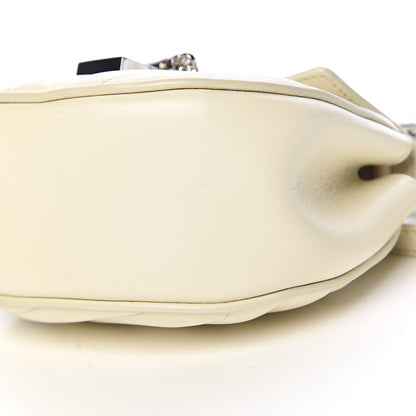 Chloe Calfskin Quilted Nano Drew Bijou Shoulder Bag White 8 of 9