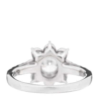 Parker & West by FASHIONPHILE Platinum Diamond 1.48ctw Flower Ring 49 5 4 of 10