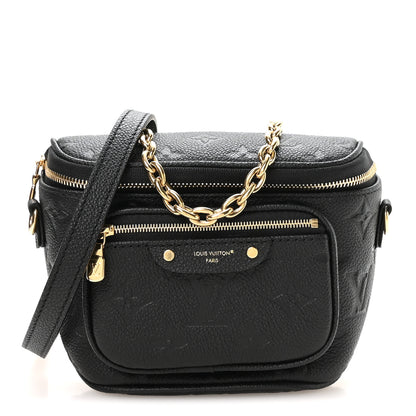 Louis Vuitton Empreinte Mini Bumbag Black 1 of 10