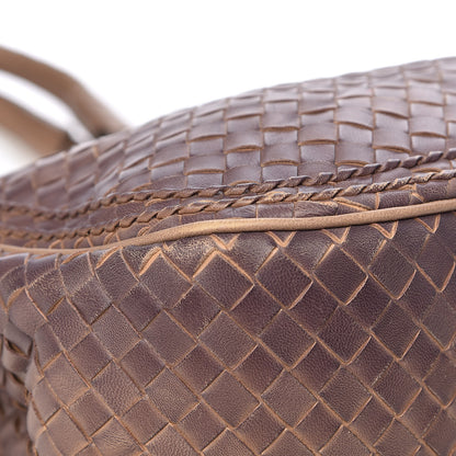 Bottega Veneta Nappa Intrecciato Ombre Shoulder Bag Camel 10 of 12