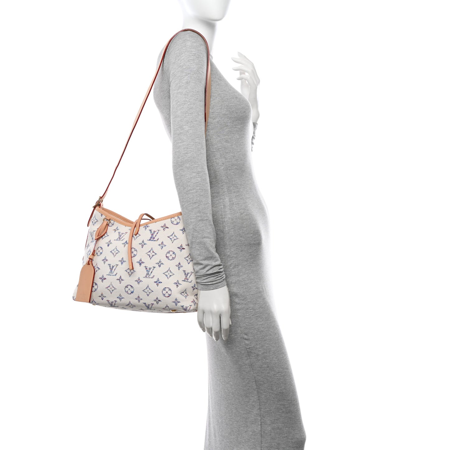 Monogram Jacquard CarryAll PM Multicolor Beige