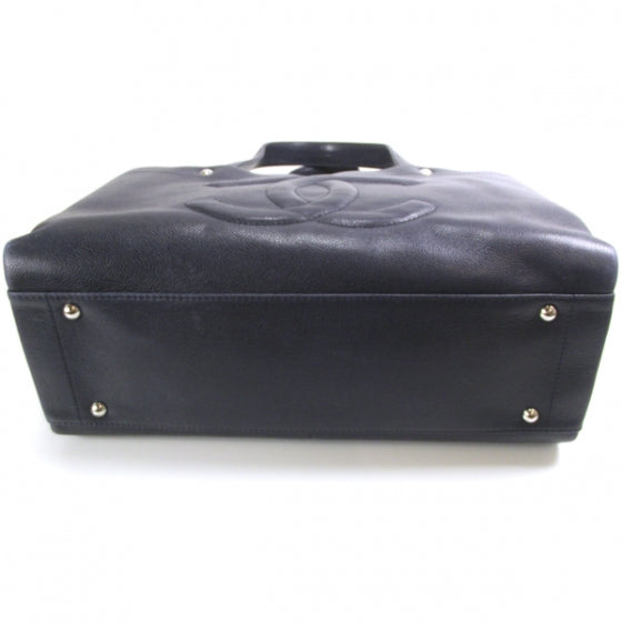 Chanel Caviar Executive Cerf Shopper Tote Navy 4 of 12