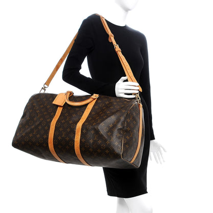 Louis Vuitton Monogram Keepall Bandouliere 55 2 of 14